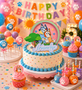 Bluey Cake Topper